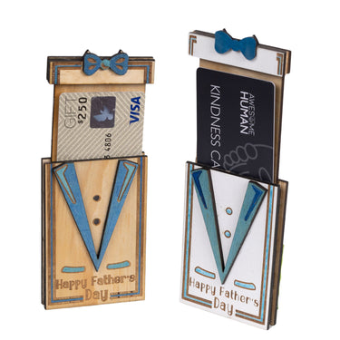 Dinner Suit Fathers Day Gift Card Holder - Unicorn Fart Productions